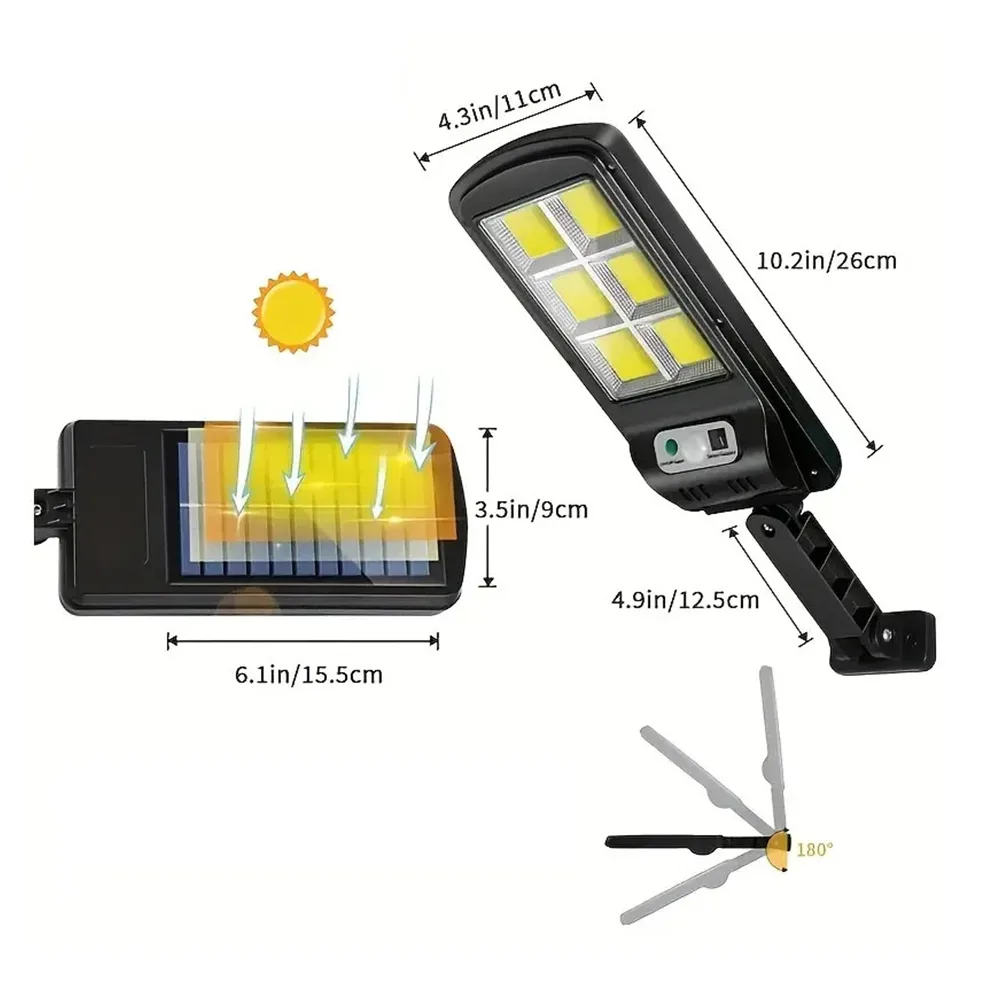 Pachet Solar 2 96 COB Lampi_Numar Casa