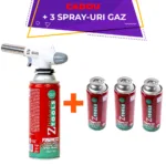Pistol cu Gaz + 3 Sprayuri Rezerva Cadou