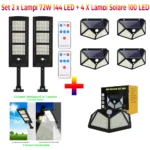 Set 2 x lampi 72w 144 cob