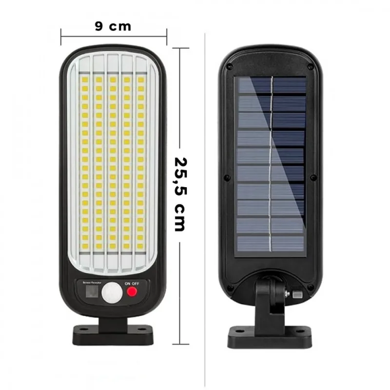 lampa-solara-exterior-ip65-profesionala-100led-senzor-miscare-telecomanda-brat-montare-inclus-telecomanda-model-gl-84069 (4)