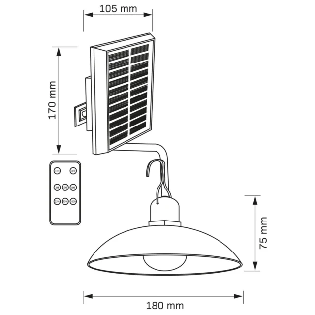 plafoniera led solara 2