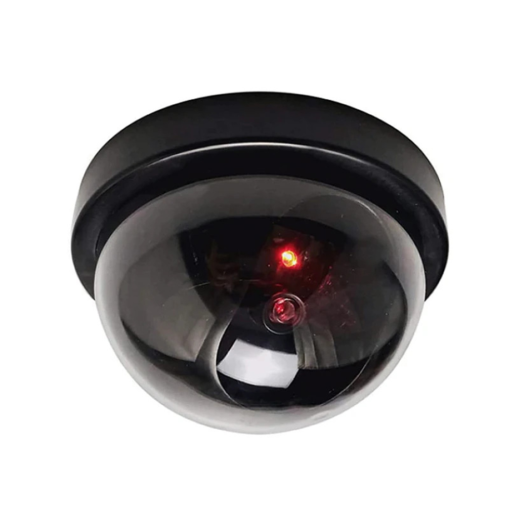 Camera supraveghere video FALSA, interior-exterior cu LED, indicator rosu
