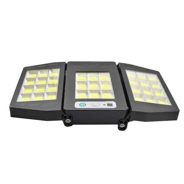 Lampa Solara 324LED, Senzor De Miscare, Protectie IP67, Waterproof, Exterior, Negru--