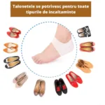 Perne din silicon pentru prevenire Calcaie Crapate, Durerea, Preveni, Confortabi