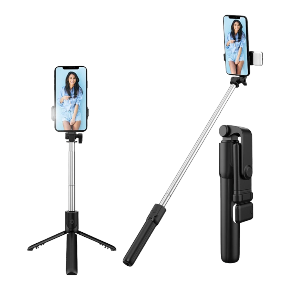 Selfie Stick, Trepied, cu actionare Wireless, Bluetooth