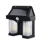 Lampa solara de exterior, Senzor de miscare, 3 Moduri Iluminare, Rezistenta la apa