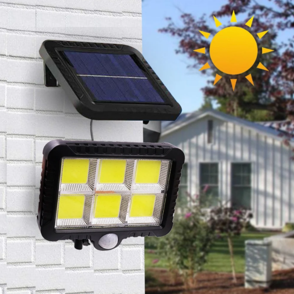 Pachet 6 x Lampi Solare 50W - 96 LED COB, cu PANOU SOLAR MOBIL - RELOCABIL--