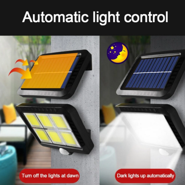 Pachet 6 x Lampi Solare 50W - 96 LED COB, cu PANOU SOLAR MOBIL - RELOCABIL